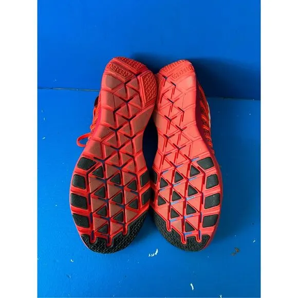 Nike Free Train Force Flyknit Mens Size 11.5 Shoes Athletic Running Sneakers Red