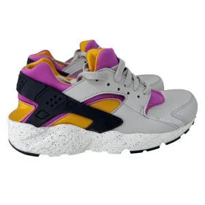 Nike Huarache Run Grade-School Running Shoes 6.5Y Light Bone/Pink‎ 654275-043