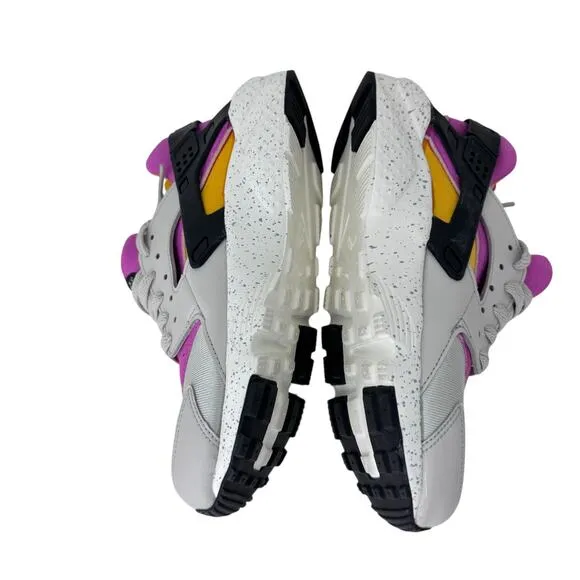 Nike Huarache Run Grade-School Running Shoes 6.5Y Light Bone/Pink‎ 654275-043