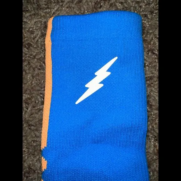 Nike  HYPER ELITE KD Basketball Socks Blue/Orange SX4814