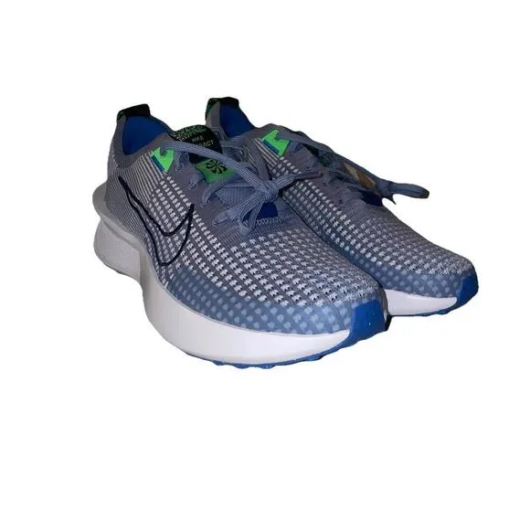 Nike Interact Run FD2291-401 Unisex Ashen Slate/Black Runner Shoes Sz M10/W11.5