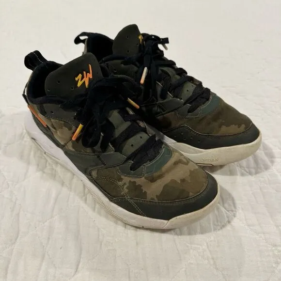Nike Jordan Air NFH BBS Men's  Athletic shoes Casual Sneakers Camo Size 8‎
