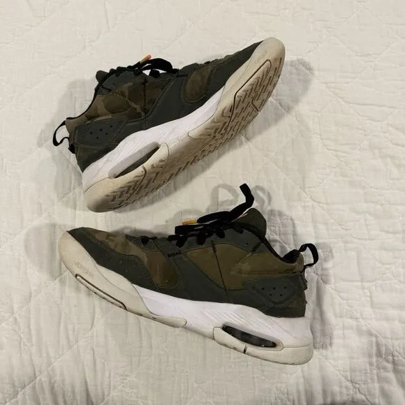 Nike Jordan Air NFH BBS Men's  Athletic shoes Casual Sneakers Camo Size 8‎