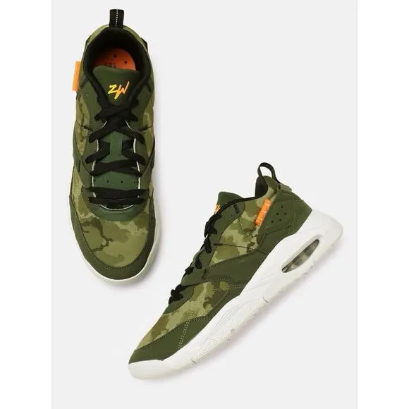 Nike Jordan Air NFH BBS Men's  Athletic shoes Casual Sneakers Camo Size 8‎