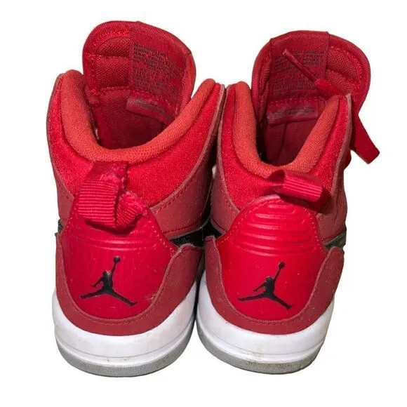 Nike Jordan unisex 13C AT 4047-601 red, black and white sneakers
