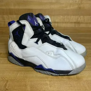 Nike Jordan Air True Flight Unisex Kids Basketball Shoes White US 1.5Y 343796-15