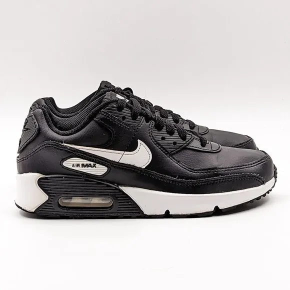 Nike Kids Air Max 90 LTR CD6864-010 Athletic Sneakers size 5Y