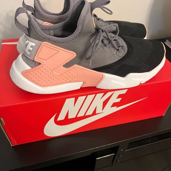 Nike Kids' Black and Pink Sneakers. Good condition.