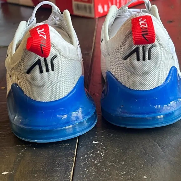 Nike Kids' White and Red Sneakers