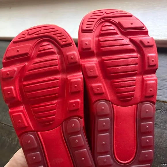 Nike Kids' White and Red Sneakers