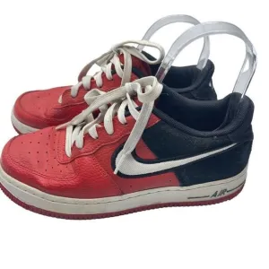 Nike Kids Sneaker Shoes Air Force 1 Low Mystic Athletic Red Black Size 5Y