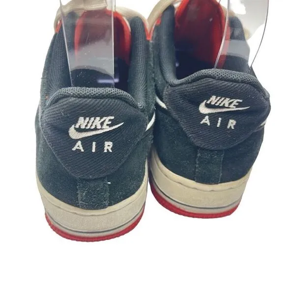 Nike Kids Sneaker Shoes Air Force 1 Low Mystic Athletic Red Black Size 5Y