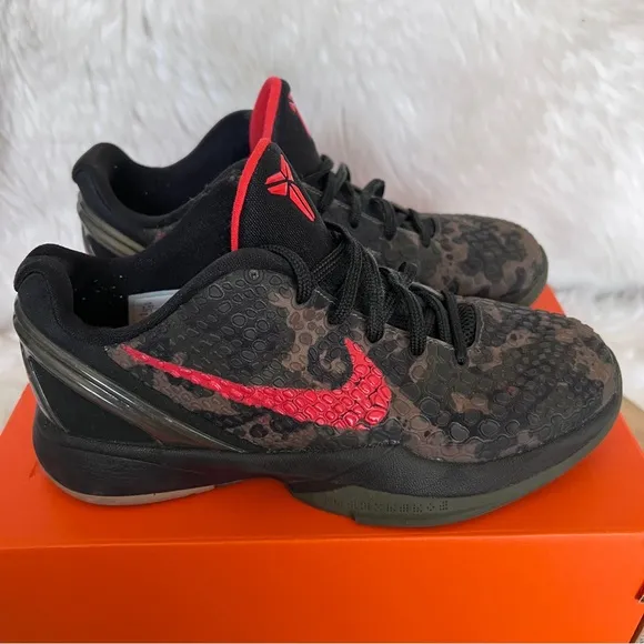 Nike Kobe 6 Protro GS Italian Camo Shoes  HM4824-001 Size 3.5Y