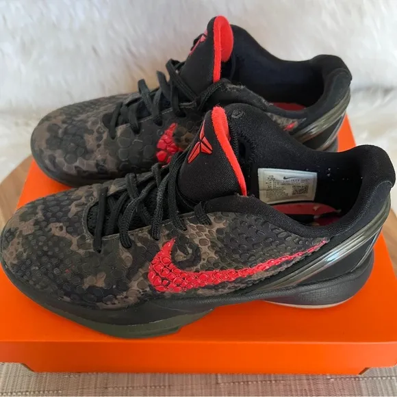 Nike Kobe 6 Protro GS Italian Camo Shoes  HM4824-001 Size 3.5Y
