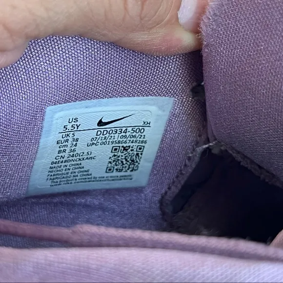 Nike Kyrie infinity GS 8 amethyst wave purple youth sneakers
