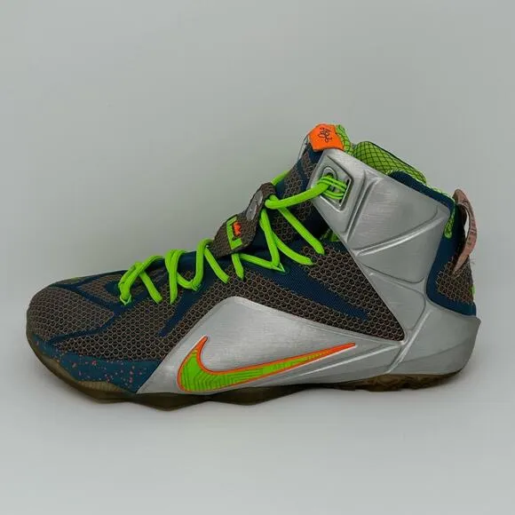 Nike Lebron 12 Trillon Dollar Man Basketball Shoes 705410-430 Men’s Sz 12