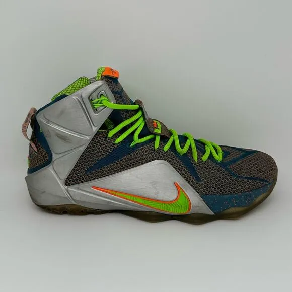 Nike Lebron 12 Trillon Dollar Man Basketball Shoes 705410-430 Men’s Sz 12