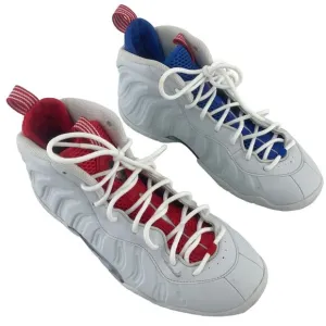 Nike Little Posite One USA Moon Unisex Kids Sneakers White Size 6 Preowned
