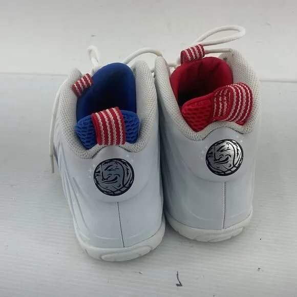 Nike Little Posite One USA Moon Unisex Kids Sneakers White Size 6 Preowned