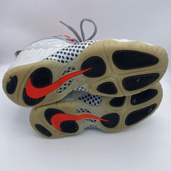 Nike Little Posite Pro GS Pure Platinum Youth Sneakers - Size 6Y 644792-005
