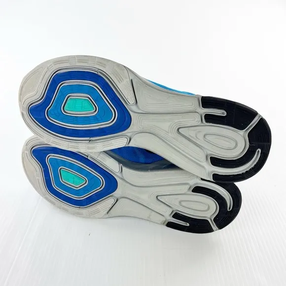 Nike Lunarglide 6 Flash Blue Athletic Running Sneakers Shoes