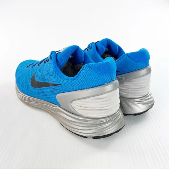 Nike Lunarglide 6 Flash Blue Athletic Running Sneakers Shoes