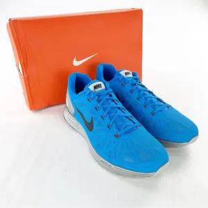 Nike Lunarglide 6 Flash Blue Athletic Running Sneakers Shoes