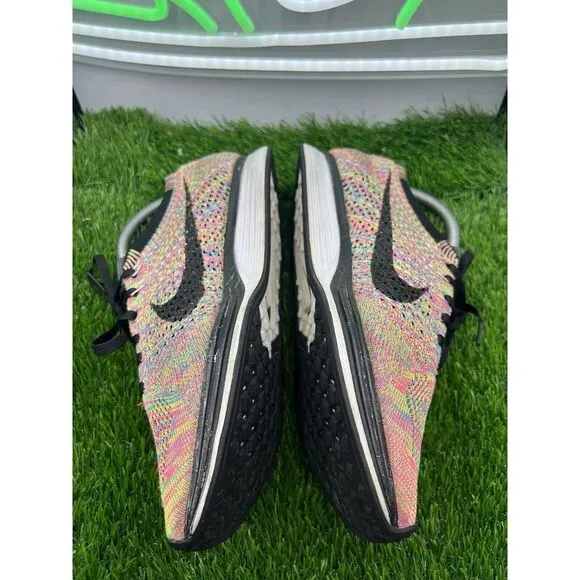 Nike Mens Flyknit Racer 526628-004 Multicolor Running‎ Shoes Sneakers Size 6.5