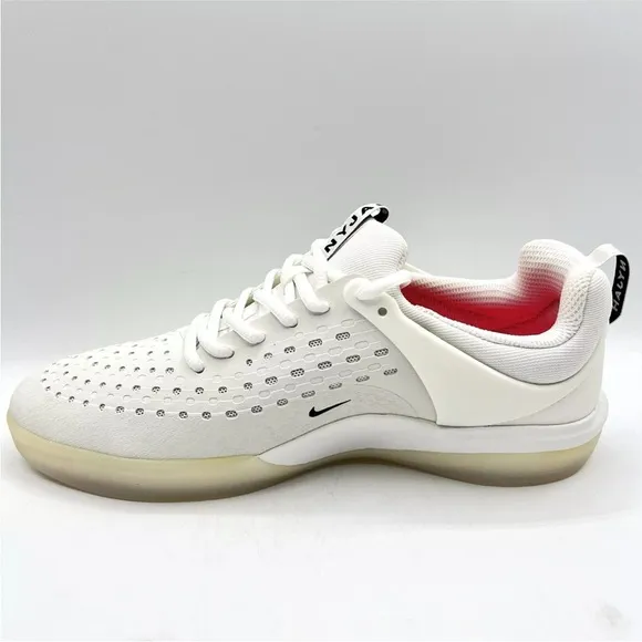 Nike Mens SB Zoom Nyjah 3 DJ6130-100 White Running Shoes Sneakers Size 9