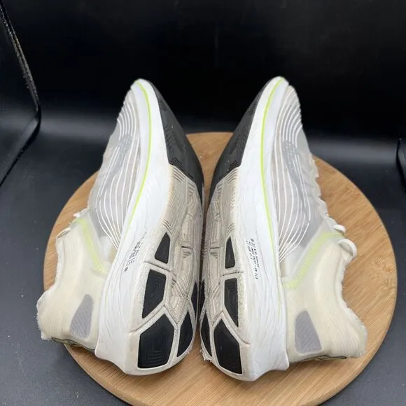 Nike Mens Size 12.5 Zoom Fly SP AJ9282-107 White Yellow Running Shoes Sneakers