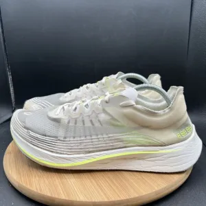 Nike Mens Size 12.5 Zoom Fly SP AJ9282-107 White Yellow Running Shoes Sneakers