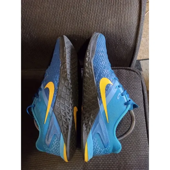 Nike Metcon 4 Athletic Sneakers Men's 10 BV1636-474 Yellow Royal Blue