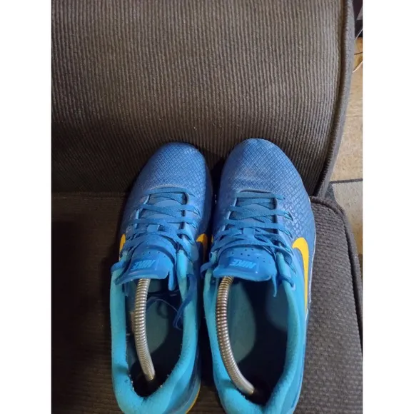 Nike Metcon 4 Athletic Sneakers Men's 10 BV1636-474 Yellow Royal Blue