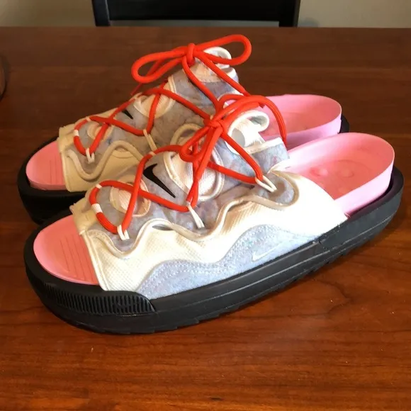 Nike Offline 2.0 Summit White Team Orange Black Slip On Shoes DJ6229-100