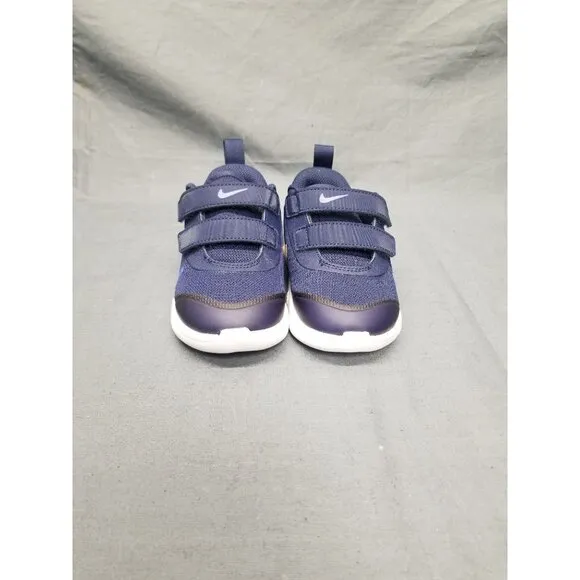 Nike Omni Multi-Court Sneakers Slip-On Blue Orange Size 8 DISPLAY MODEL!