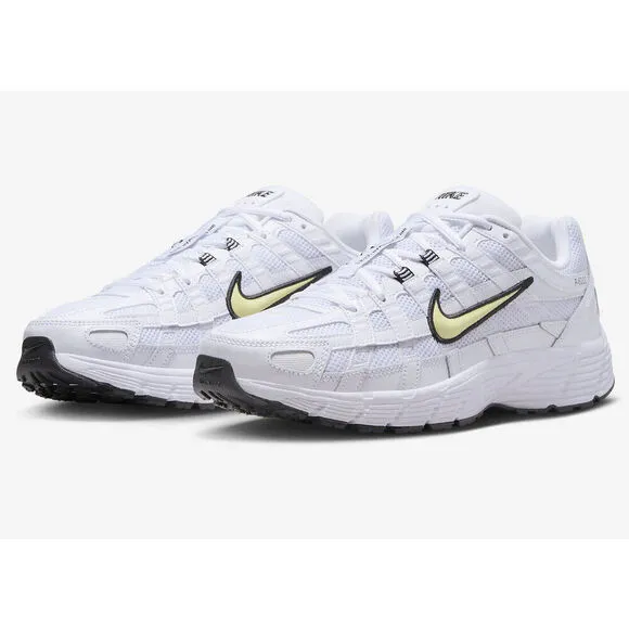 Nike P-6000 FN4294-100 Sneakers Men's White Lemon Chiffon Running Shoes NR9780