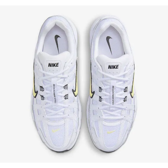 Nike P-6000 FN4294-100 Sneakers Men's White Lemon Chiffon Running Shoes NR9780