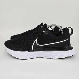 Nike React Infinity Run Flyknit 2 'Black' Men's Running Shoes Size 10.5