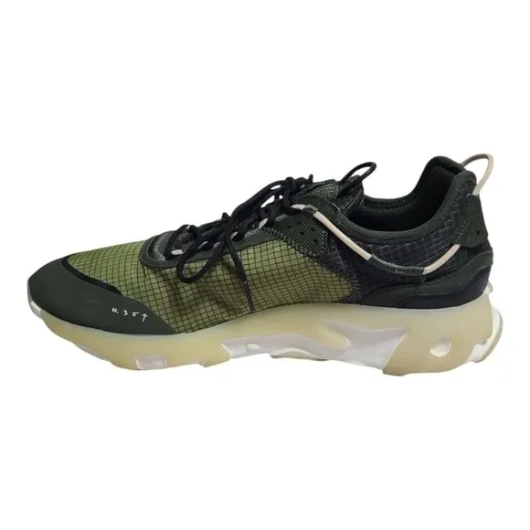 Nike React Live Sequoia Green White Running Shoes Men's Size 12 CV1771-300