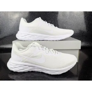 Nike Revolution 6 NN Mens Size 10.5 White Running Shoes Sneakers DC3728-102