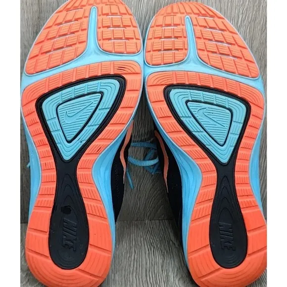 Nike Running Womens Shoes Size 7 Dual Fusion Run 3 653594-009 Colorful Sneakers