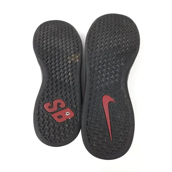 Nike SB Nyjah Free Men’s 9.5 Dark Grey Black Red AA4272 Skateboard Sneakers