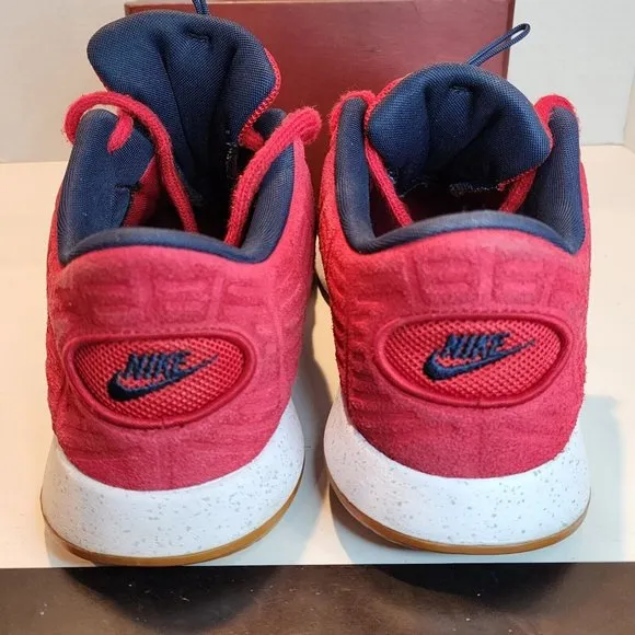 Nike Shoes 12 Mens Red Lunar Hyperrev Low EXT Lace Up Sneakers Suede Casual