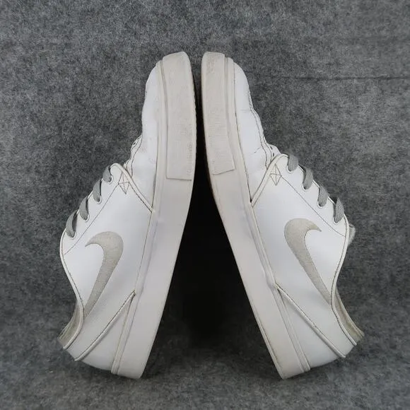 Nike Shoes Mens 10 Sneakers SB Stefan Janoski Leather Skate Casual White Lace Up