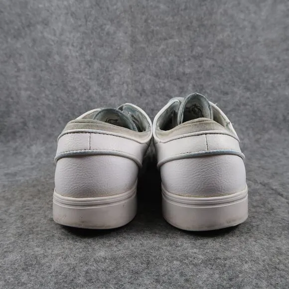 Nike Shoes Mens 10 Sneakers SB Stefan Janoski Leather Skate Casual White Lace Up