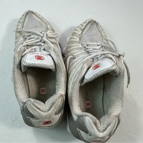 Nike Shox TL Unisex Sneakers White AR3566-100 Womens Size 6.5