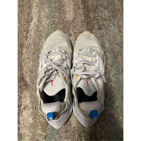 Nike Signal D/MS/X White Red Orbit Summit Running Shoes Size 11.5