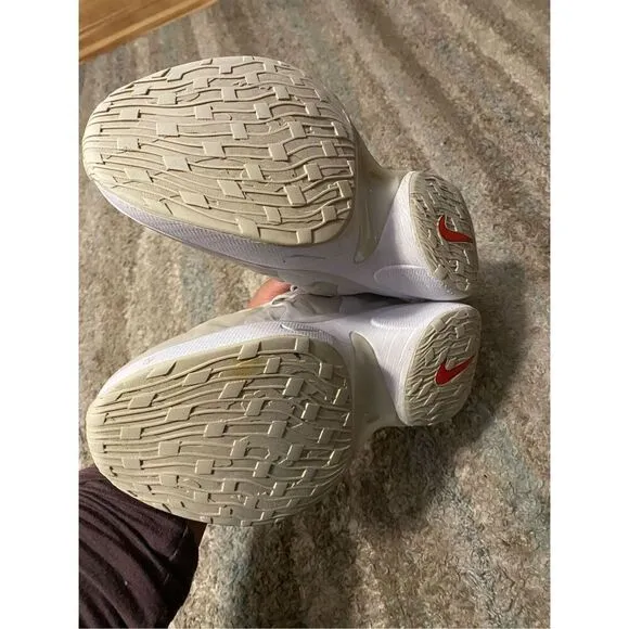 Nike Signal D/MS/X White Red Orbit Summit Running Shoes Size 11.5