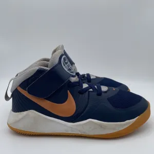 Nike Team Hustle Unisex Child Sneakers Size 13 - AQ4225-002