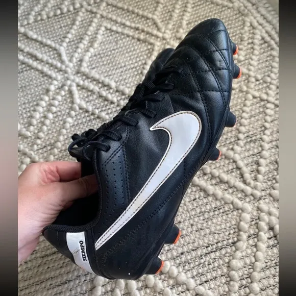 NIKE TIEMPO NATURAL IV FG SOCCER BOOTS CLEATS 454318-018‎ US 8 MENS